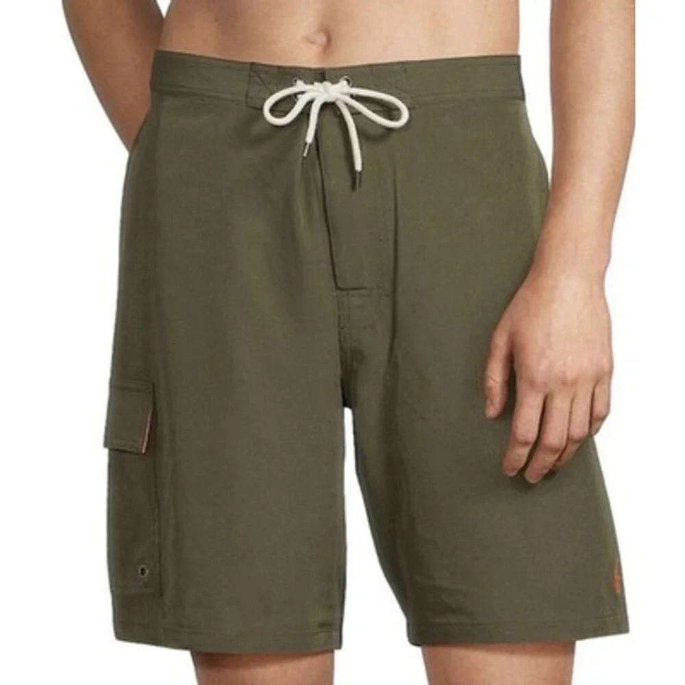 NWT Polo Ralph Lauren Mens 2XL Tall Kailua Board Shorts Swim Pony Olive Green